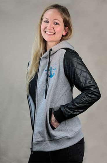 LADIES ZIP HOODIE