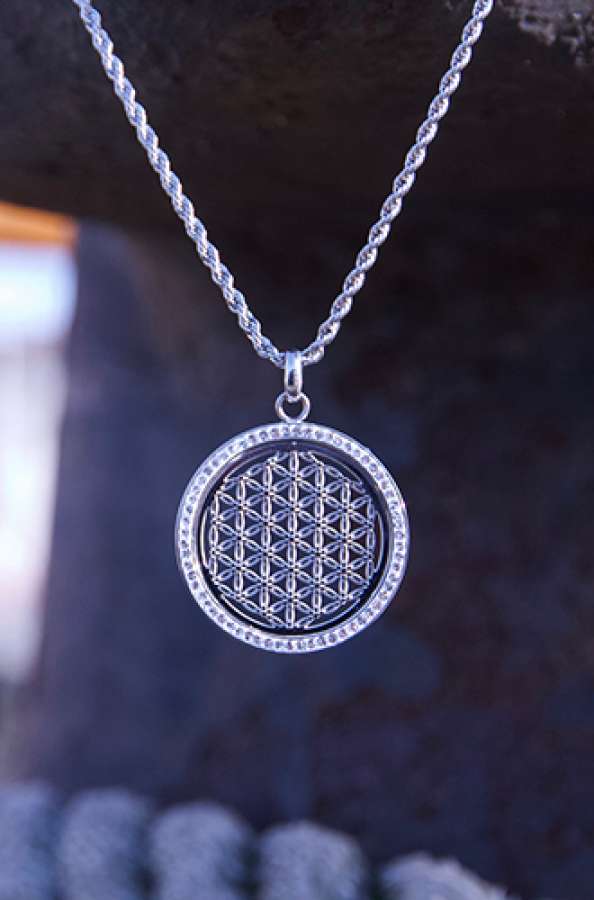 ANHÄNGER LEBENSBLUME CRYSTAL